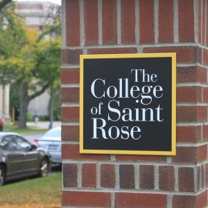 College of Saint Rose Sign