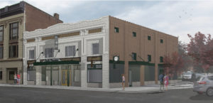 A rendering of the Park Theater in Glens Fall, which Elizabeth Miller is renovating.