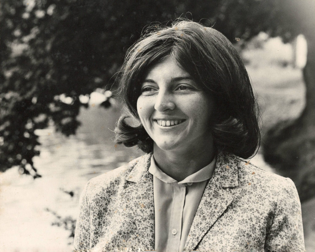Dr. Patricia Fox as a college student