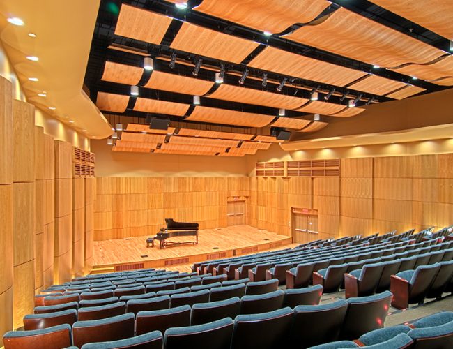 Massry Picotte Recital Hall Stage
