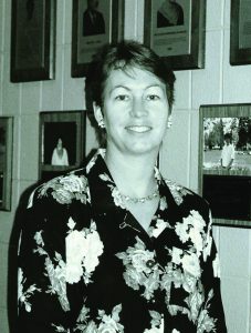 Cathy Haker at Saint Rose in the 1980s