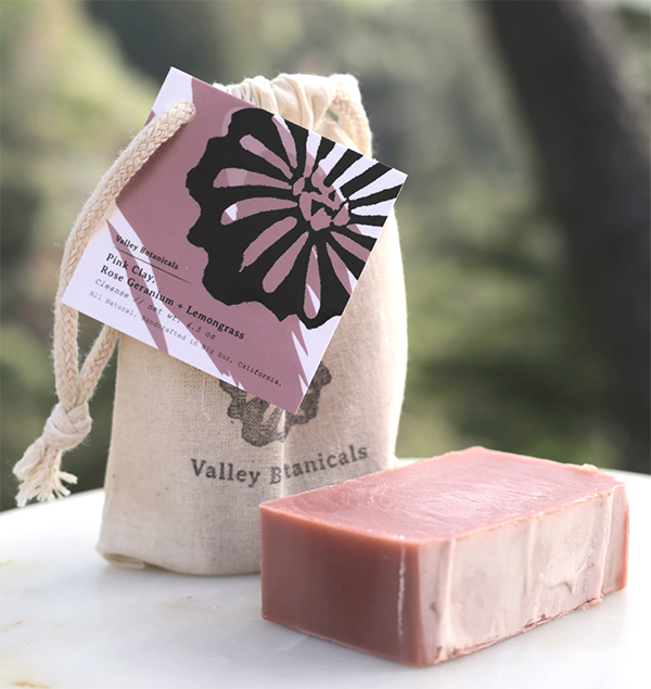 Valley Botanicals, Pink Clay Soap