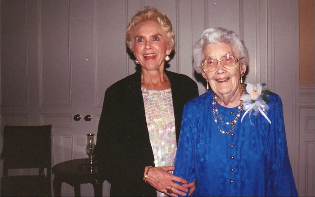 Sister Rose Regina Smith with her mother Ursula R. Casey Smith '24