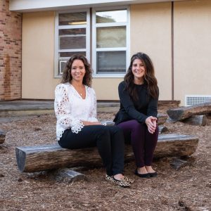 Katie Giglio G’05 and Anna Giardenelli G’04 Speech Language Pathologists (SLPs) for the Guilderland School District, Guilderland, New York